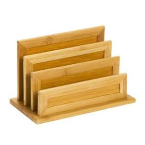  The Container Store Bamboo Letter Sorter