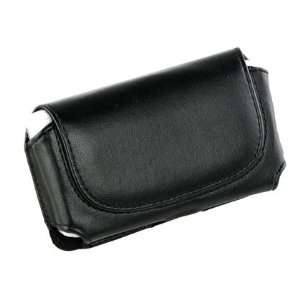  Black Horizontal Leather Executive Case w/ Belt Clip for 