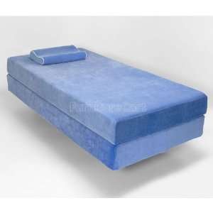   Memory Foam Mattress with Pillow (Blue) MAT PIL2507B