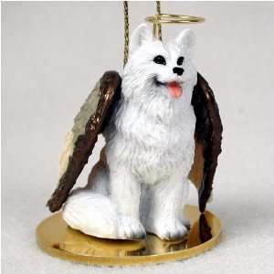  American Eskimo Angel Dog Ornament