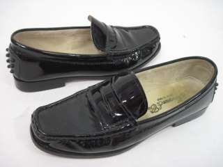 FIERAMOSCA & CO Black Patent Leather Loafers Shoes 7M  