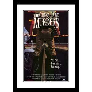  China Lake Murders 20x26 Framed and Double Matted Movie 