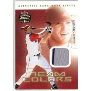 Troy Glaus Anaheim Angels 2003 Fleer Focus JE Team Colors Game Jersey 
