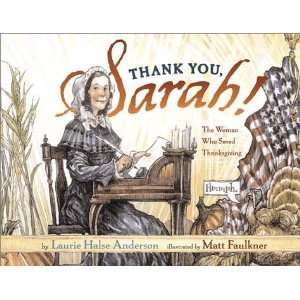   You, Sarah The Woman Who Saved Thanksgiving Author   Author  Books