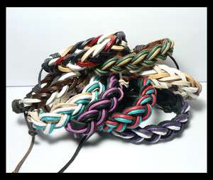 New Charm Wholesale Lots Wristband Genuine Leather Bracelet Cool LB280 