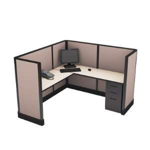   Jr. Executive Cubicle, Single Cubicle 53H6x6SGNMBU