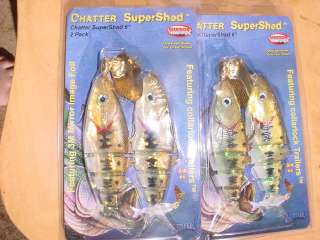 TWO Z MAN CHATTER SUPER SHAD BABY BASS  6 3/4 OZ  