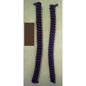  Brown 30 Coil Elastic Shoelaces