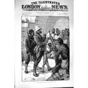  1880 WAR AFGHANISTAN AFGHAN PRISONERS SOLDIERS FINE ART 