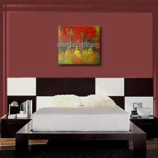 Art Hand Painted Modern Tree Landscape Wall Deco Oil Painting On 