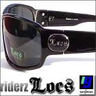 LOCS New Mens Sunglasses Gangsta Designer Eazy E Black