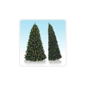   Slim Artificial Christmas Tree with Clear Lights