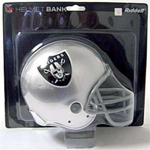 NIB Oakland Raiders NFL Helmet Coin Bank  Sports 