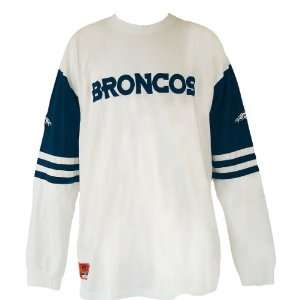 NFL Denver Broncos Big & Tall Long Sleeve Pieced Jersey T Shirt 6X Big 