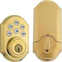   909 SMT Polished Brass Touchpad Keyless Smartkey Deadbolt  