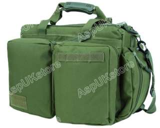 Airsoft Tactical Trip Hand Shoulder Bag Briefcase OD AG  
