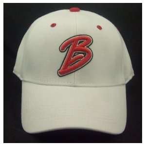 Bradley University Braves BU NCAA Adult White Wool 1 Fit Hat  