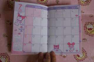 2012 Sanrio Kuromi Mini Datebook Diary Book Schedule Planner  