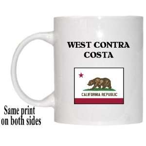   State Flag   WEST CONTRA COSTA, California (CA) Mug 