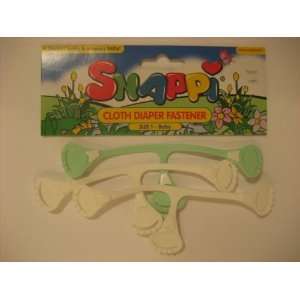  Snappi Cloth Diaper Fasteners   Pack of 3 (1 Mint, 2 White 