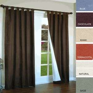 WEATHERMATE Tab Top 80x84 Pr Choco Insulated Curtain  