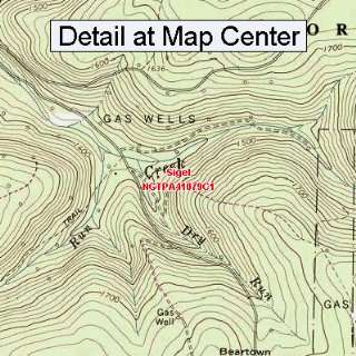  USGS Topographic Quadrangle Map   Sigel, Pennsylvania 