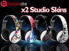 Decal Skins for Monster Beats Studio by Dr Dre   CHOOSE 2 DESIGNS 