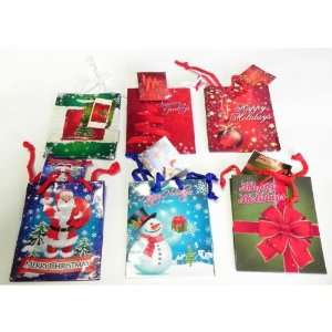  Small Gift Bags  Christmas Designs Case Pack 288   901278 