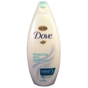  Dove Sensitive Skin Nourishing Body Wash, Unscented, With 