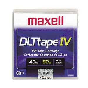  Maxell 1/2 Inch DLT IV Cartridge 1828 Feet 40GB Native 