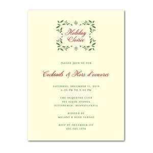  Holiday Party Invitation   Berry Garland By Shd2 Health 