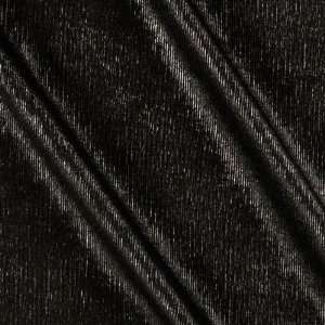  62 Wide Liquid Slinky Knit Black Fabric By The Yard 