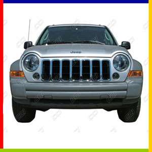 05 07 Jeep Liberty ABS Chrome Grille 1PC  