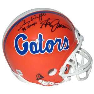  Steve Spurrier and Danny Wuerffel Autographed Florida 