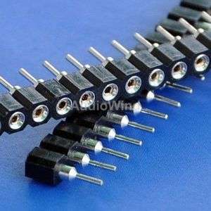 100x SIP Single Row 40 Pin 0.1 Socket Connector Strip  