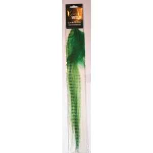  Natural Feather and Synthetic Hair Extension Clip In 16 