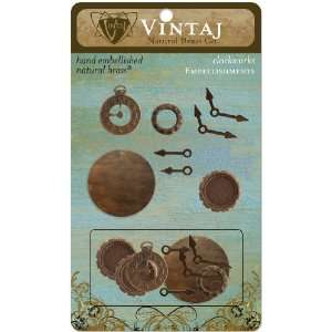    Vintaj Metal Accents 9/Pkg Clockworks Arts, Crafts & Sewing