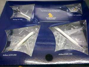 Herpa 1500 SINGAPORE AIRLINES Heritage Set 3  