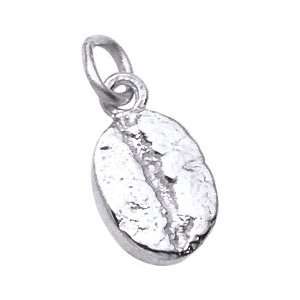    Rembrandt Charms Coffee Bean Charm, 14K White Gold Jewelry