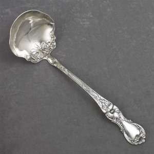 Floral by Wallace, Silverplate Soup Ladle 