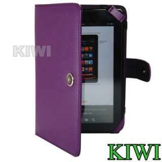 PREMIUM Purple Folio Carry Case Cover for  Kindle Fire Tablet 