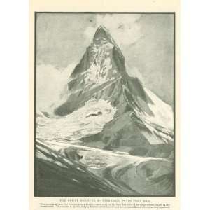  1910 Dora Keen Woamn Mountain Climber Matterhorn 