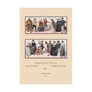  A Variety of Sixteenth Century French Costumes and Classes 