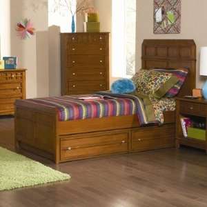  Coffee Bed in Warm Brown Size Twin