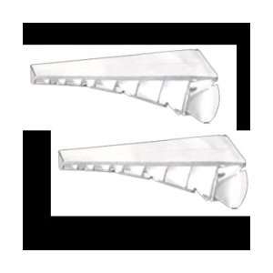  New TALLON MARINE TABLE SUPPORTS LONG 2 PACK WHITE   36727 