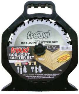  Freud SBOX8 Box Joint Cutter Set, Cuts 1/4 Inch and 3/8 