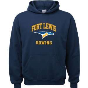  Fort Lewis College Skyhawks Navy Youth Rowing Arch Hooded 