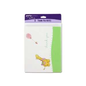  Nursery Parade 8 Count Thank You Note Cards/envelopes 