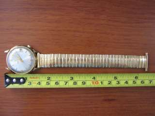 Bulova Accutron 218D 14k Gold Filled Mens Watch 34mm  