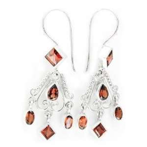    182 Principessa earrings Organic / Silver Jewelry of Bali Jewelry